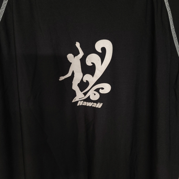 Hawaii Short Sleeve Rashguard Size XXL #167-5 - Picture 2 of 6